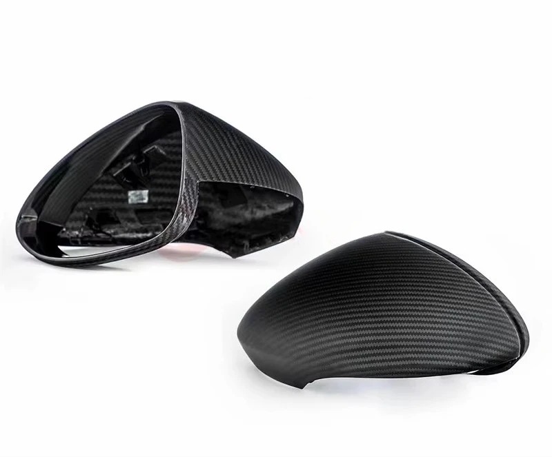 Carbon Fiber Rear View Side Mirror Covers Fit for Cayenne 958.2 18-22Replacement/Paste 2PCS